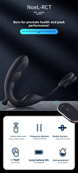 Nuoer Male Sex Products Prostate Massager Anal Plug Semen Locking Ring Back Chamber Masturbation Device