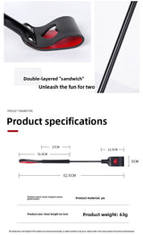 Sex Toys SM Props Hollow Heart-Shaped Sex Clapper SP Long Rod Sex Leather Clapper Adult Products