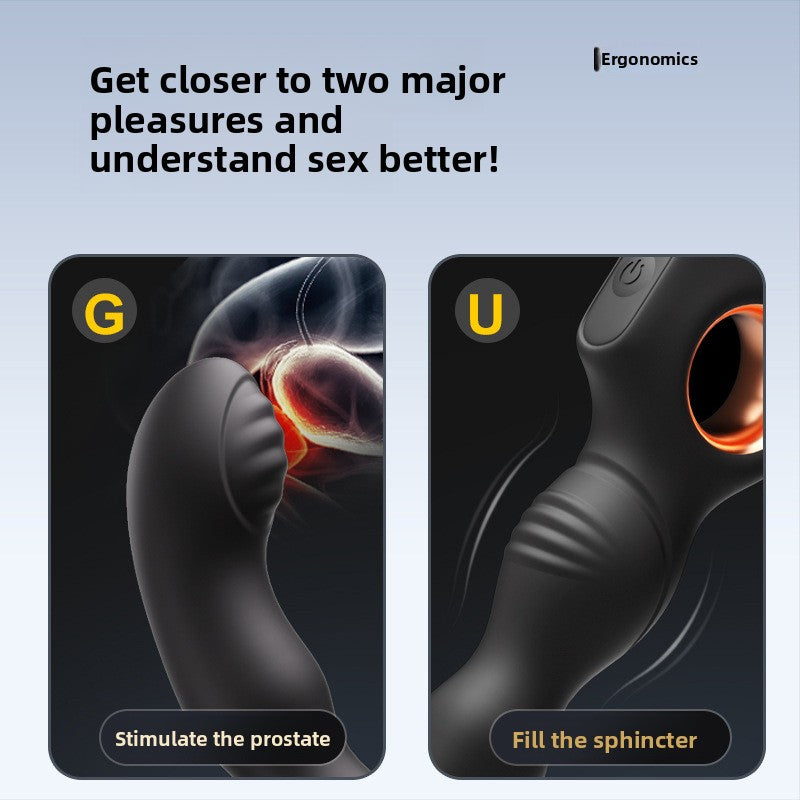 Adult Sex Toys Prostate Massager Anal Plug Male Anal Masturbator Vibrating Toy