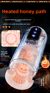 New Product Fully Automatic Intelligent App Telescopic Heating Aircraft Cup Penis Training Toy Male Masturbation Sex Toys