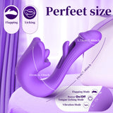 New Product Tongue Licking Patting Vibrator Female Masturbation Device G-spot Orgasm Simulation Dildo Sex Toys