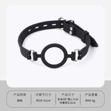 SM Props Sex Oral Ball Female M Training Deep Throat Oral Bite Ring Forced Mouth Opening Bone Silicone Mouth Gag Cat Whiskers Mouth Shackle