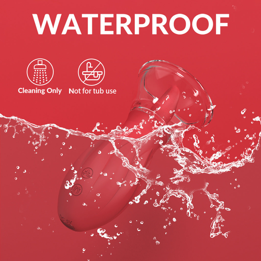 Clitoral Tongue Licking Sucking Device Breast Massage G-spot Vibrator Adult Sex Toys Female Masturbator Sex Toys