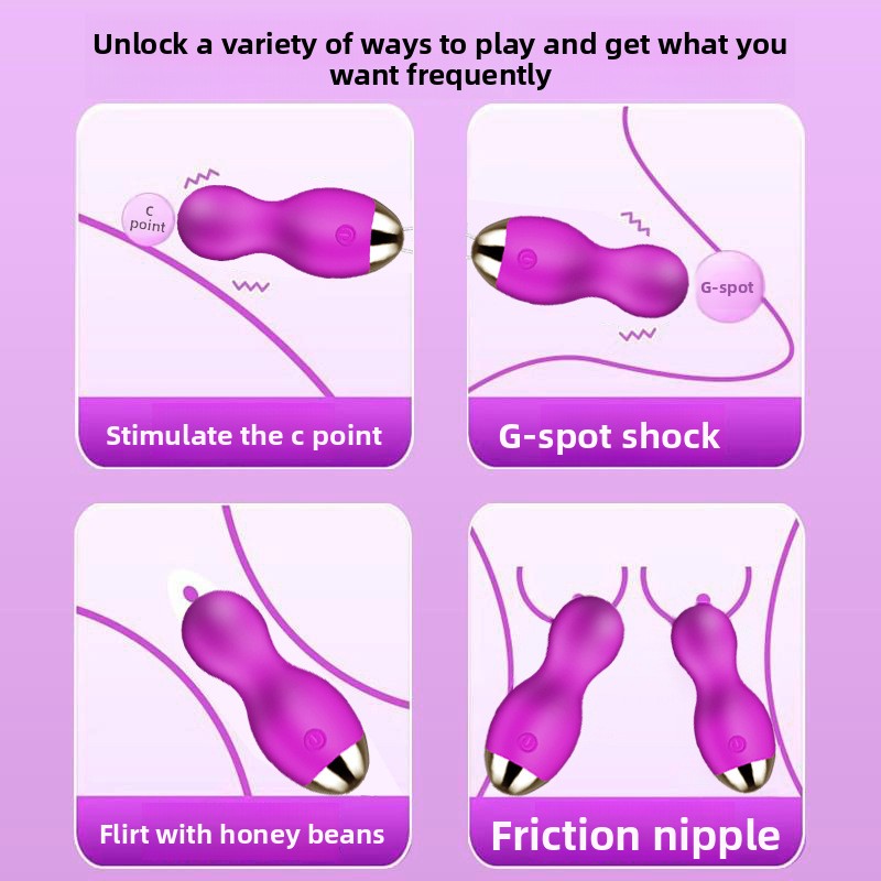 Female Wireless Remote Control Vibrator Multi-frequency Vibration G-spot Shrinking Y Ball Sex Toys Adult Sex Products Masturbator