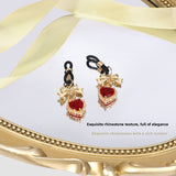 Sexy Props Supplies Bowknot Love Breast Clip Female Wearable Chest Flirting Teasing Stimulating Adult Products