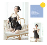 Sexy Lingerie for Women Plus Size See-through Temptation Strap Sexy Lace Nightdress Sleepwear Emotional Supplies Set