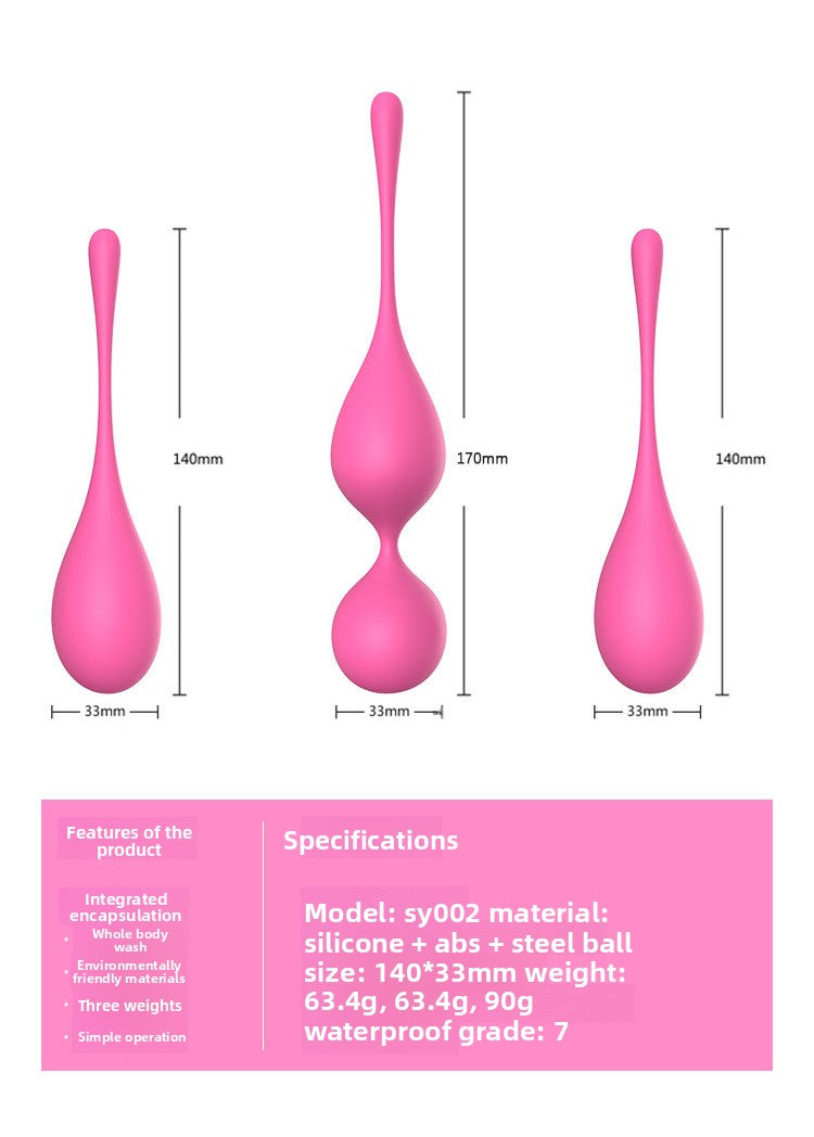 Vaginal Dumbbell Exercise Private Part Tightening Repair Shrink Ball Postpartum Recovery Set Female Adult Sex Toys