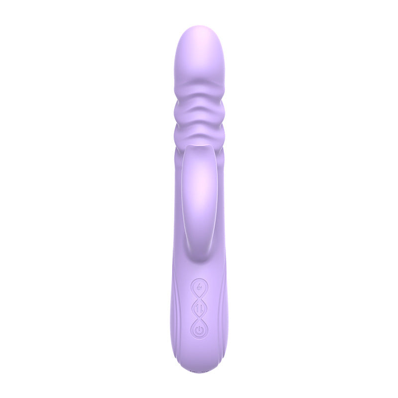 Multi-frequency Telescopic Automatic Heating G-spot Instant Thrusting Vibrating Massager Wand Female Essential Masturbation Device