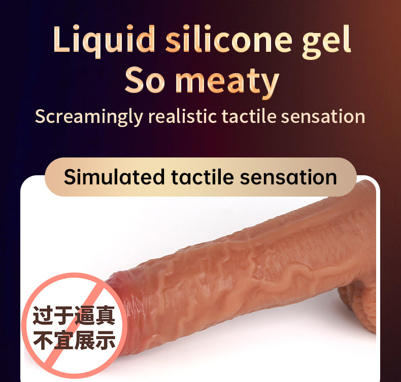 Electric Female Realistic Dildo Silicone Thick Vibrator Masturbator Female Sex Toys