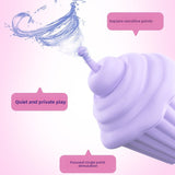 Ice Cream Vibrating Egg G-Spot Teasing Female Masturbator Multi-Frequency Mode Magnetic Charging Base
