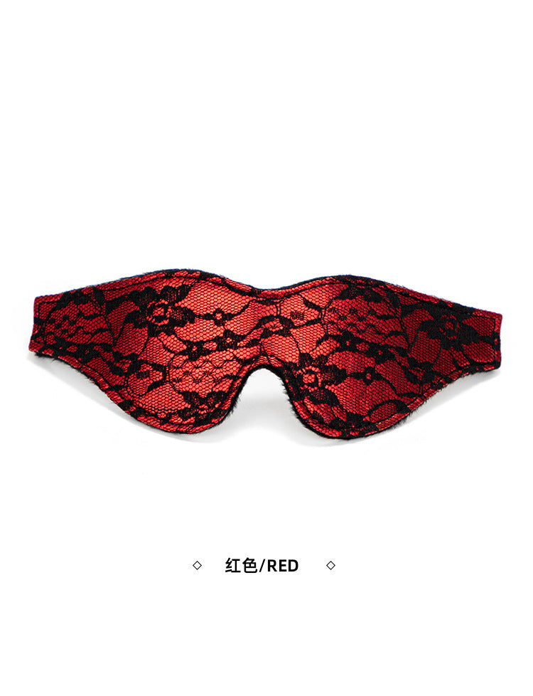 Teasing Foreplay Lace Eye Mask Couple Flirting Blindfold Light Blocking Erotic Eye Mask Adult Sex Toys SM Props