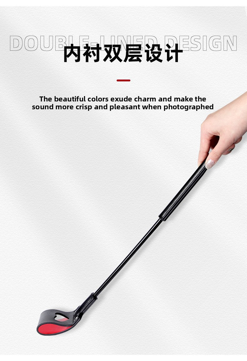 Sex Toys SM Props Hollow Heart-Shaped Sex Clapper SP Long Rod Sex Leather Clapper Adult Products