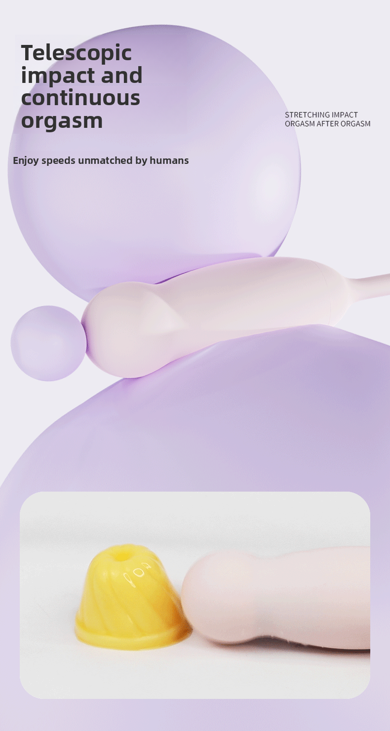 Heated Telescopic Vibrator Strong Vibration Adult Female Toy Insertable Female Masturbation Vibrator Sex Toy