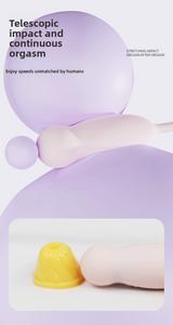 Heated Telescopic Vibrator Strong Vibration Adult Female Toy Insertable Female Masturbation Vibrator Sex Toy