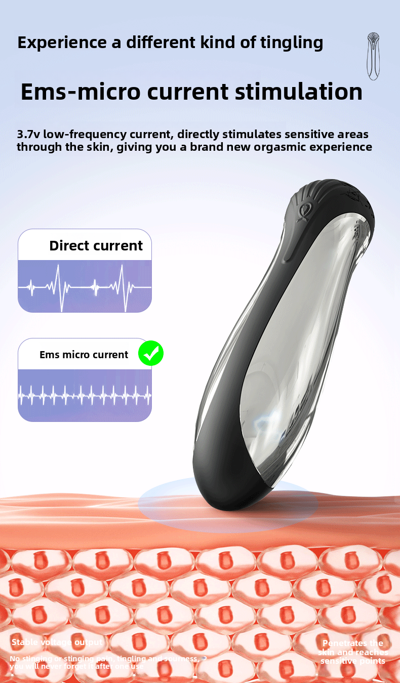 Strong Vibration Current Vibrator Female Masturbator Microcurrent Pleasure Adult Toy Electric Shock Product Vibrator
