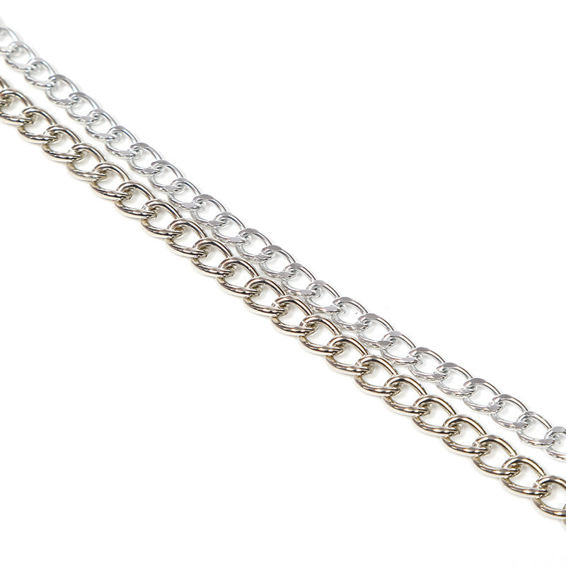 SM Props Female Slave Training Sex Tools Long Chain Nipple Clamps Double Peak Breast Clamps Adult Products Sex Toys