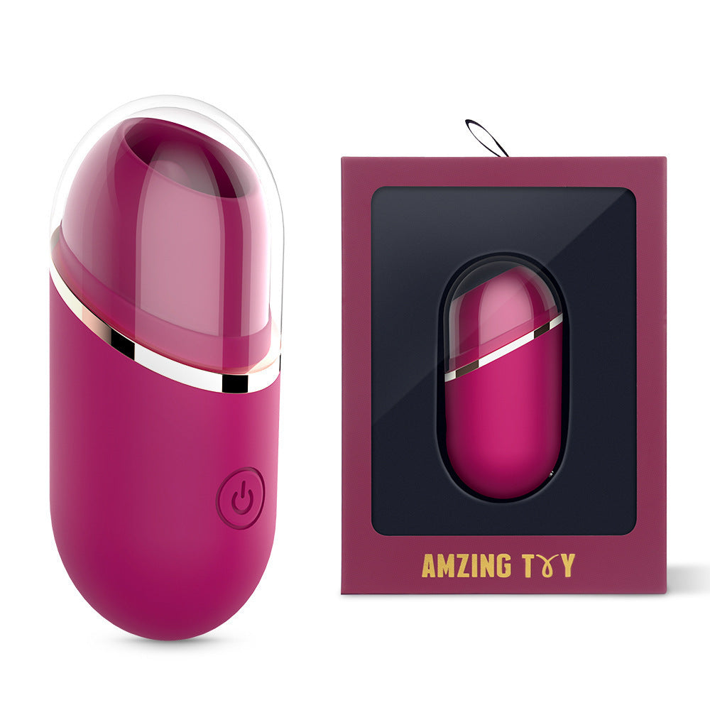 New Product Shand AmzingToy Luxury H Series Mini Vibrating Clitoral Sucker Tongue Licking Massager Vibrator for Women