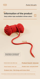 New Bondage Restraint Erotic SM Binding Rope Alternative Sex Toys Kinky Props Couple Flirting Adult Products
