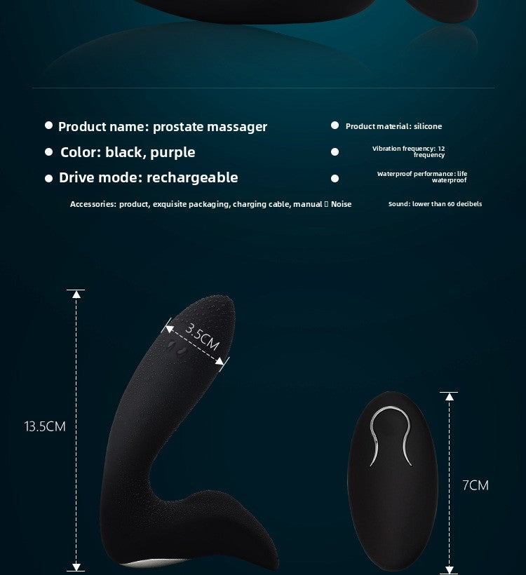 Seductive Prostate Backcourt Massager Male and Female Masturbation Orgasm Model for Adults