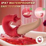 Cross-border New Product Female Simulated Tongue Vibrating Masturbator Tongue Licking Vibrator Adult Flirting Sex Toys Wholesale