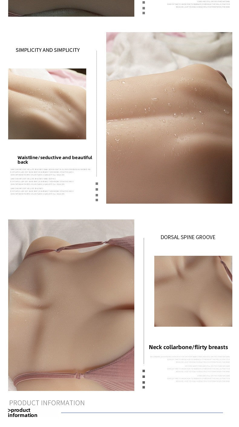 1:1 Realistic Half Body Silicone Doll Adult Product Sex Toy Masturbator Upgraded Smart Version