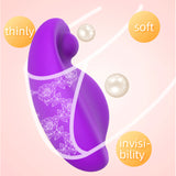 Liquid Silicone Female Wearable Vibrator Vibrating Massager Adult Fun