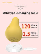 Hot New Product Female Sex Toy Banana Pear Mango Vibrator Multi-frequency Vibration Masturbation Device Magnetic Charging Base