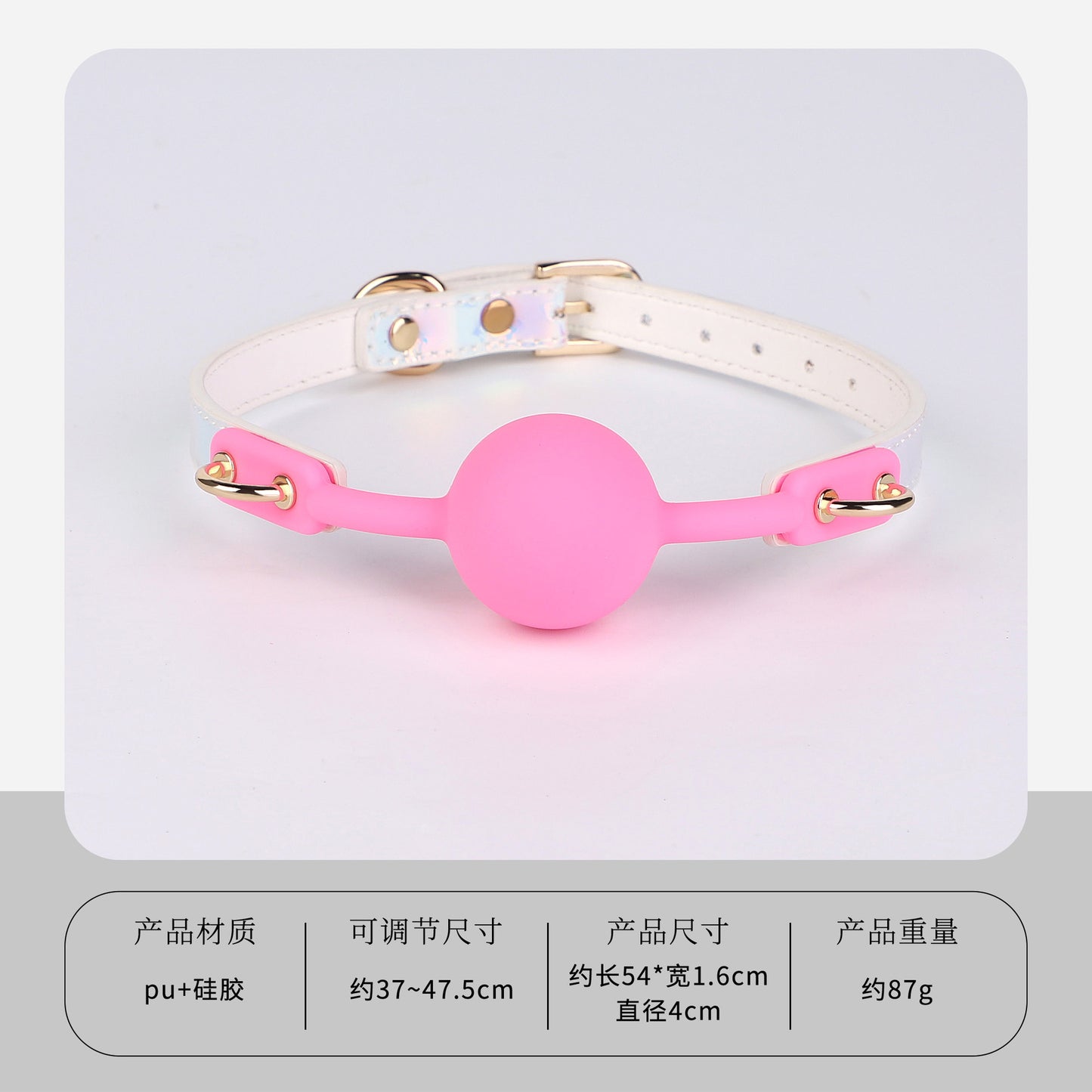 SM Props Sex Oral Ball Female M Training Deep Throat Oral Bite Ring Forced Mouth Opening Bone Silicone Mouth Gag Cat Whiskers Mouth Shackle