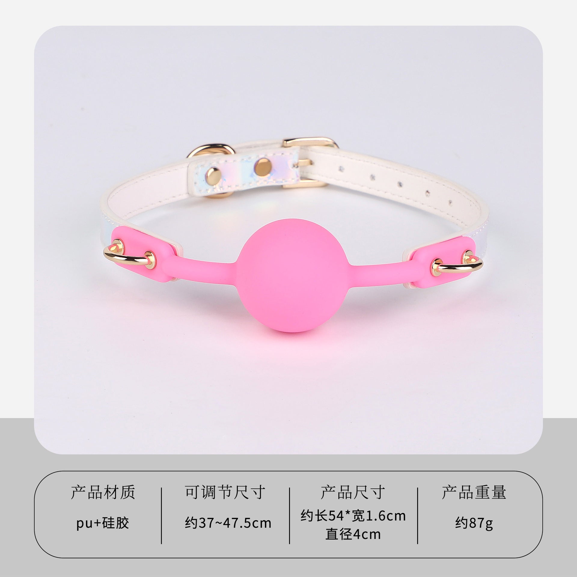 SM Props Sex Oral Ball Female M Training Deep Throat Oral Bite Ring Forced Mouth Opening Bone Silicone Mouth Gag Cat Whiskers Mouth Shackle