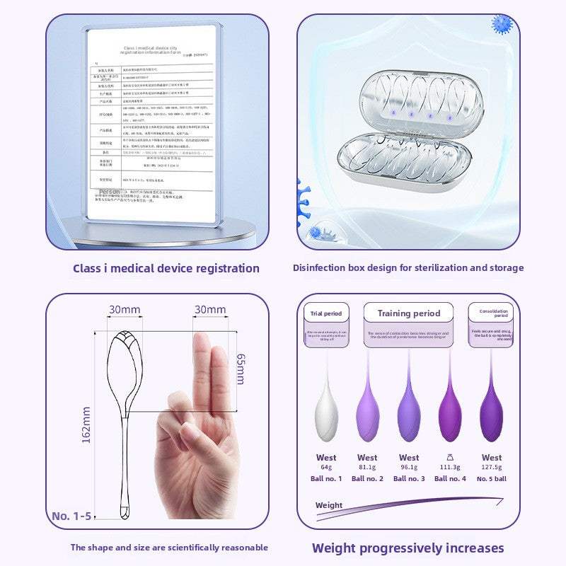 Brand Vaginal Dumbbell Pelvic Floor Muscle Trainer Kegel Ball Supplies Ball