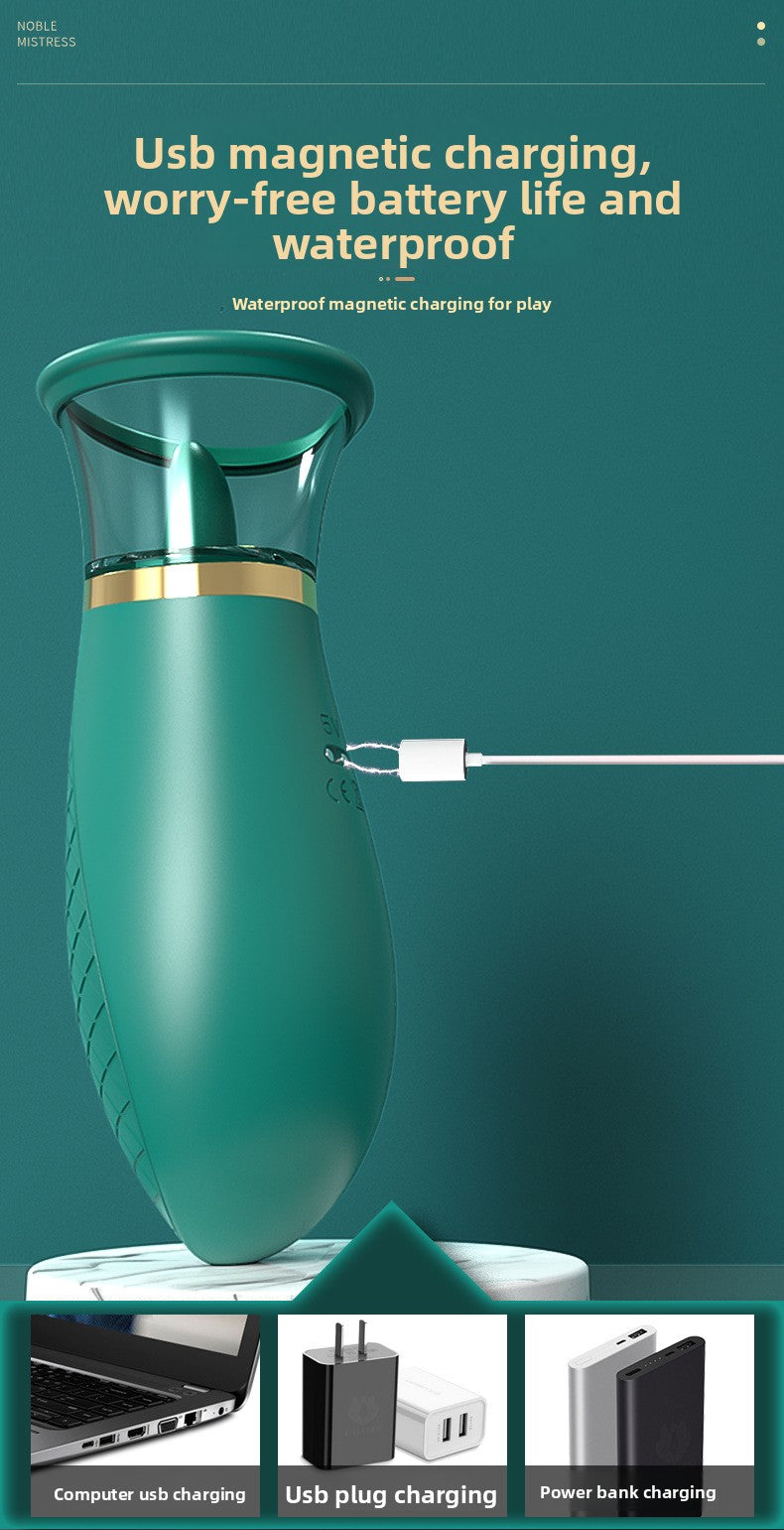 Tongue Licking Device Clitoral Stimulation Sucking Female Products Sex Toys Female Masturbator Female Orgasm Licking Device