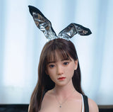 Realistic Doll Sexy Bunny Girl Uniform Temptation Big Breast Maid Insertable Automatic Suction Sex Toy