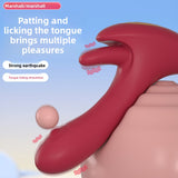 Tongue Licking Vibrator Insert Body Patting Female Masturbator Adult Toys Supplies Female Masturbation Sex Toys