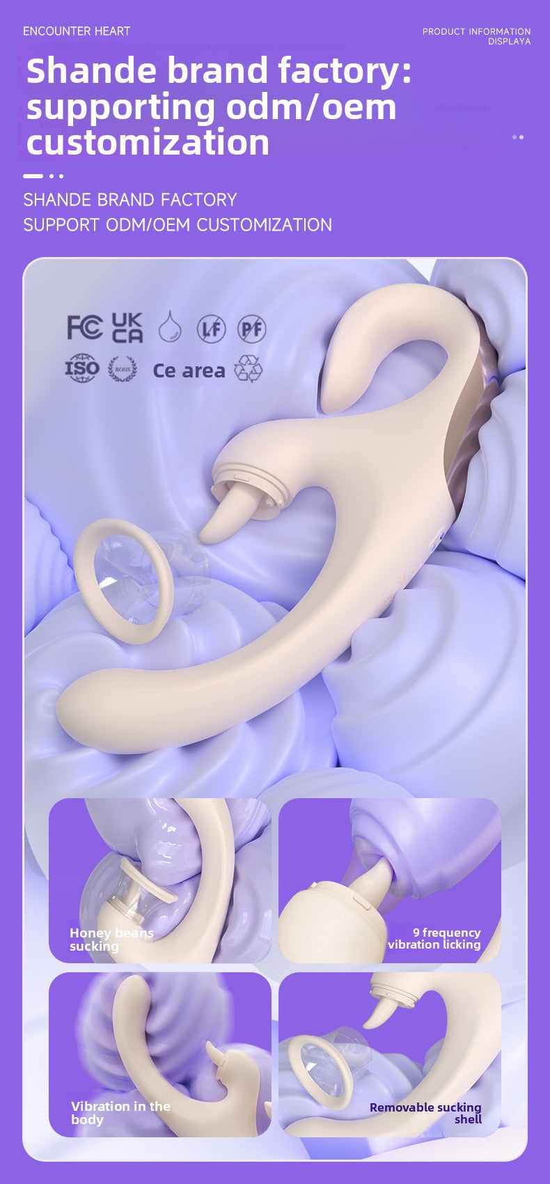 Hot-Selling Sucking Tongue Licking Vibrator for Women Strong Vibration Multi-Functional Female Masturbator Adult Sex Toy Masturbation Stick