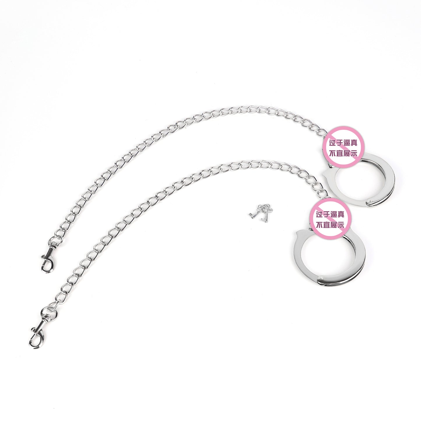 SM Props Couple Bondage Restraint Toys Erotic Handcuffs SM Torture Tools Plush Handcuffs with Keys Adult Products