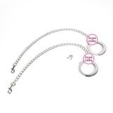 SM Props Couple Bondage Restraint Toys Erotic Handcuffs SM Torture Tools Plush Handcuffs with Keys Adult Products