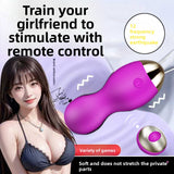 Female Wireless Remote Control Vibrator Multi-frequency Vibration G-spot Shrinking Y Ball Sex Toys Adult Sex Products Masturbator