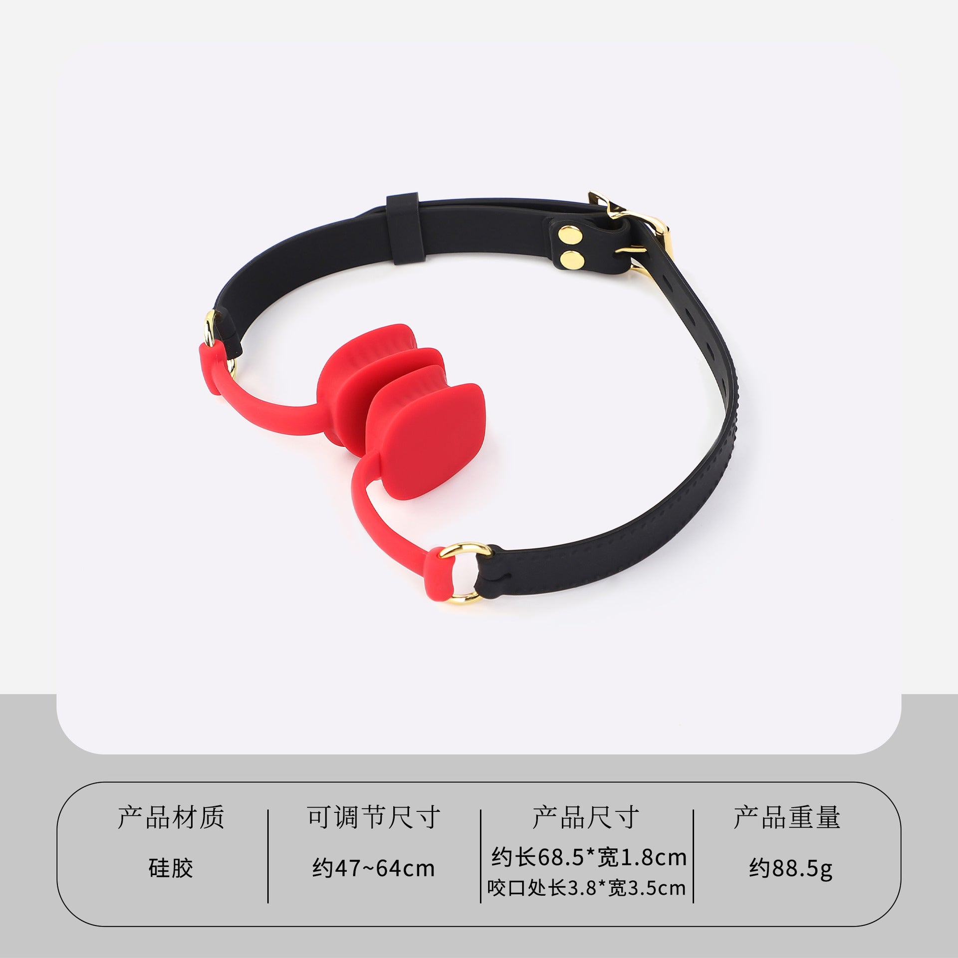 SM Props Sex Oral Ball Female M Training Deep Throat Oral Bite Ring Forced Mouth Opening Bone Silicone Mouth Gag Cat Whiskers Mouth Shackle