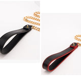 High-end SM Props Genuine Leather Collar Whip Female Slave Training Bondage Tools Mouth Gag Handcuffs