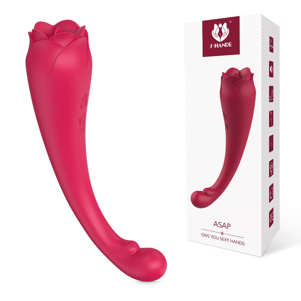Tongue Licking G-Spot Vibrator for Women, Adult Sex Toy, Vibrating Tongue G-Spot Stick