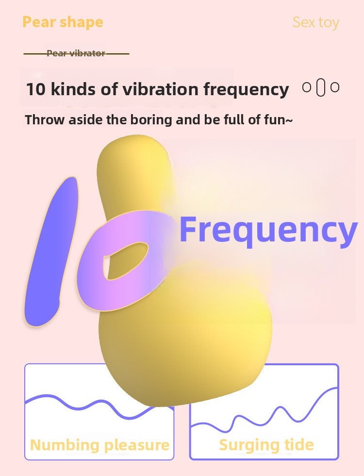 Hot New Product Female Sex Toy Banana Pear Mango Vibrator Multi-frequency Vibration Masturbation Device Magnetic Charging Base