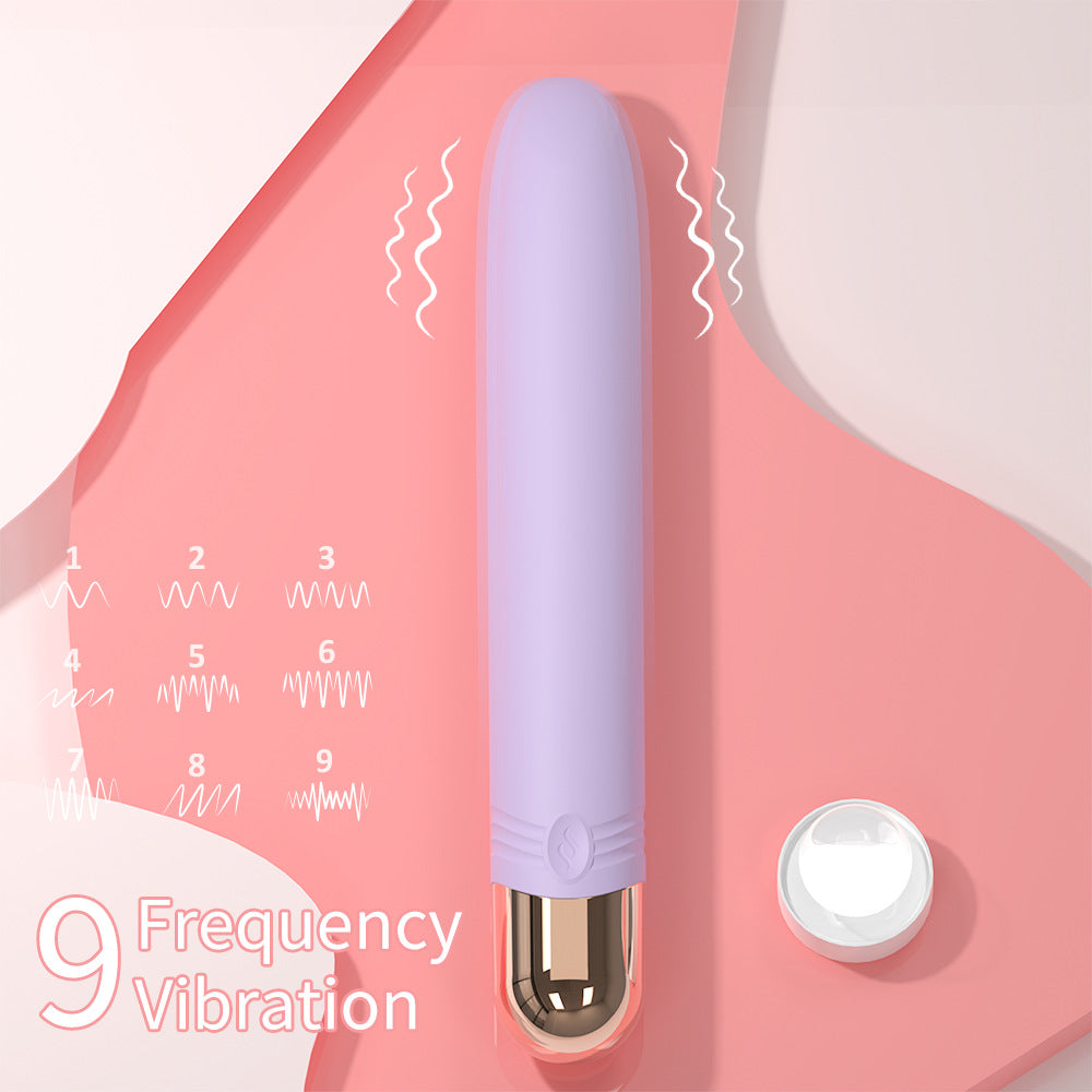 Dot Tide Pen Vibrating Masturbator Female Silicone Toy Small Size Insertable Adult Sex Toy