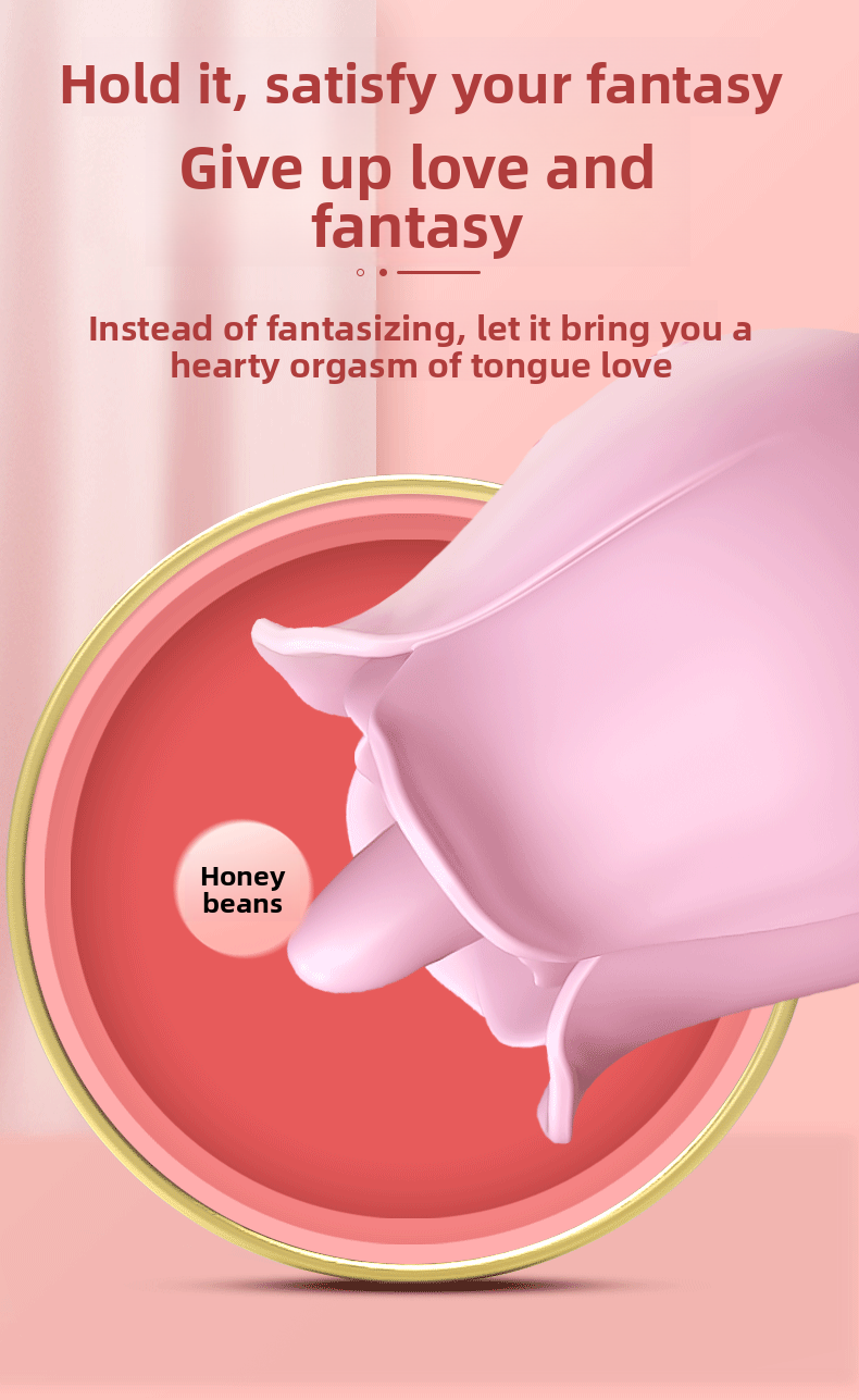 Rose Tongue Licking Vibrator Female Masturbator Orgasm Adult Toy Vibrator