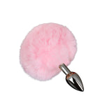 Sexy SM Props Mini Fur Ball Rabbit Tail Anal Plug Female Back Chamber Anal Expander Adult Products