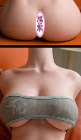 Full Silicone Half-body Reverse Mold Simulator Men's Toys for Yin Interesting Leather Pattern Silicone Reverse Mold Ass Solid Doll