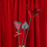 Sex Toys SM Props Long Rod Feather Paddle SM Sex Training Leather Paddle SP Alternative