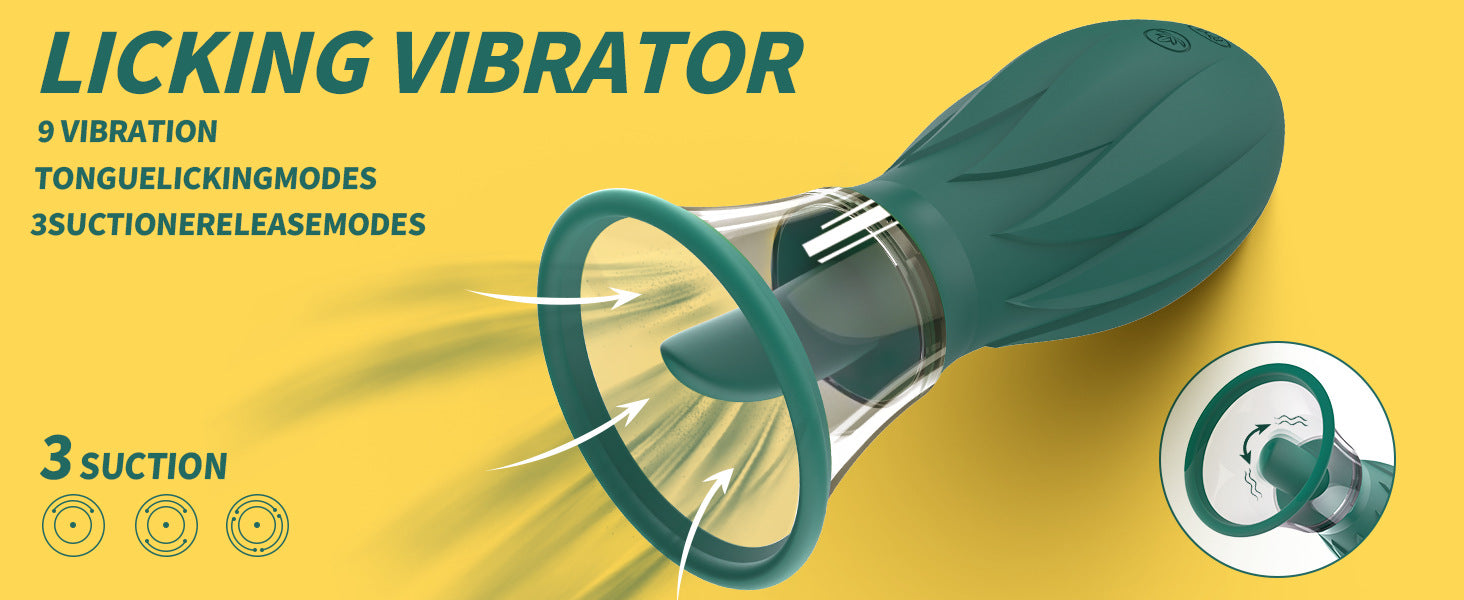 Licking Device Breast Sucking Massager Masturbation Female Tongue Licking Vibrator Sex Toys Female Toys