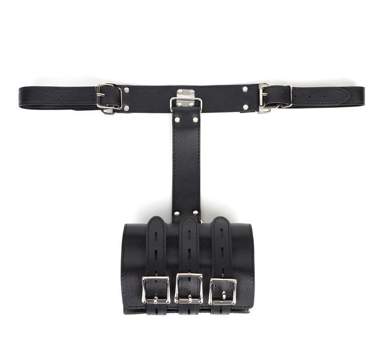 Sex Toys SM Props Binding Backhand Handcuffs Restraint Training Female Leather Handcuffs Adult Sex Products