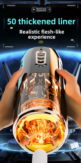 Fully Automatic Telescopic Aircraft Cup Electric Heating Male Masturbation Penis Trainer Adult Sex Toys