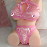 Masturbator Airplane Cup Big Butt Dual Hole Dual Channel Realistic Doll Sitting Posture Neighbor Sister Half Body Silicone Mini